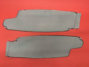 Sun visor covers without mirror hole (2 pieces)