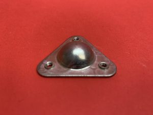 Mirror base triangular mounting plate with hollow