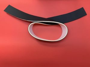 Window rebate vinyl/foam underside windscreen