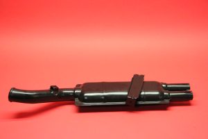 Uitlaat einddemper achter links zwart