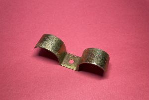 Oil cooler hose mounting bracket 2 piece NOS