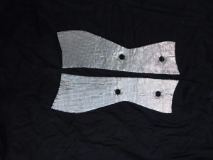 Exhaust flame pipe heat shield insulation (2 pieces)