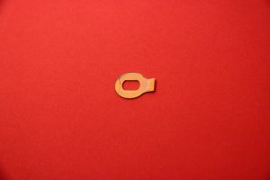 Carburettor spindle tab washer