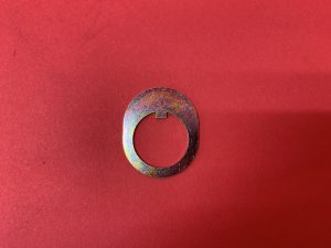 Locking plate rear wheel bearing