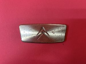 Steering wheel logo brass