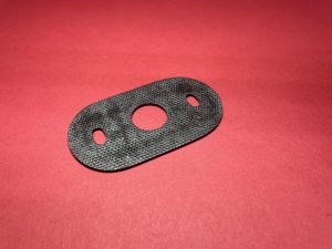 Rear screen suspension eyelet rubber oval