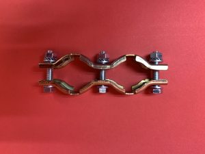 Exhaust clamp rear muffler incl. mounting material