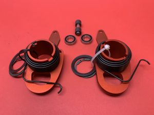 Throttle linkage + spring + bearings + cover IE set L+R