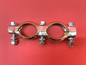 Exhaust clamp small main silencer incl. fasteners