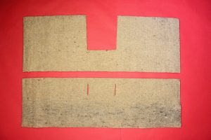 Insulation under back seat (2 part)