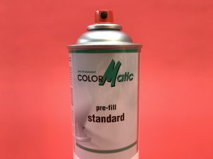 Bomboletta spray verniciata grigio telaio SM