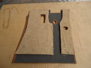 Insulation for scuttle left side (2 part)