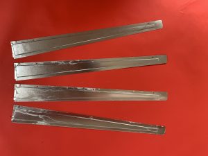 Afdekplaat onderzijde instapdorpel set van 4