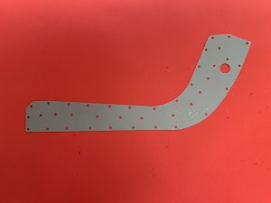 Seat frame repair plate outer
