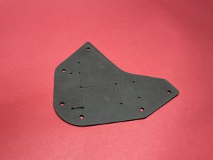 Front fender flap steering rack