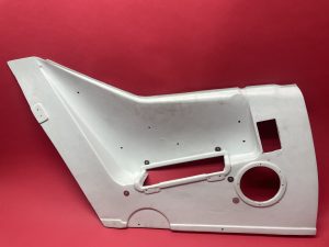 Polyester side panel rear/lhs