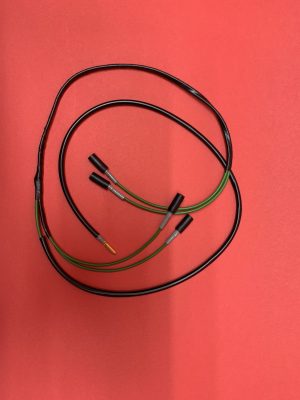 Wiring harness brake pad wear indicator