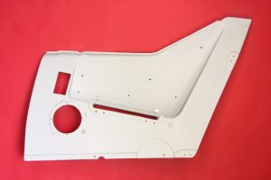 Polyester side panel, rear/rhs