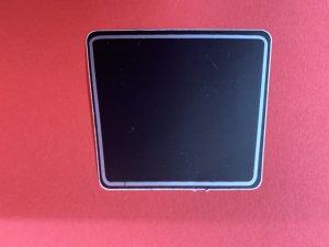 Mirror sticker outside