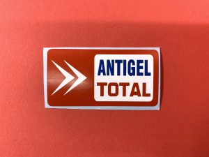 Expansion tank sticker coolant