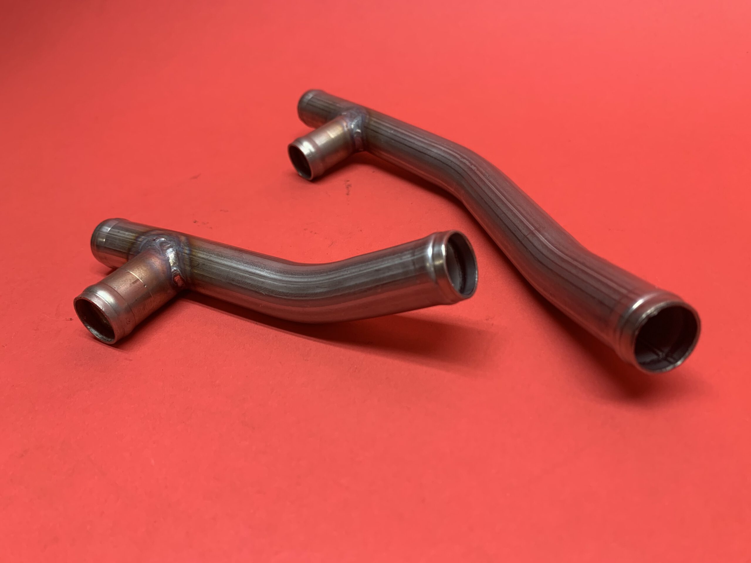 Set di 2 tubi passanti per stufe in acciaio inox con uscita extra per montaggio scambiatore di calore - immagine 2