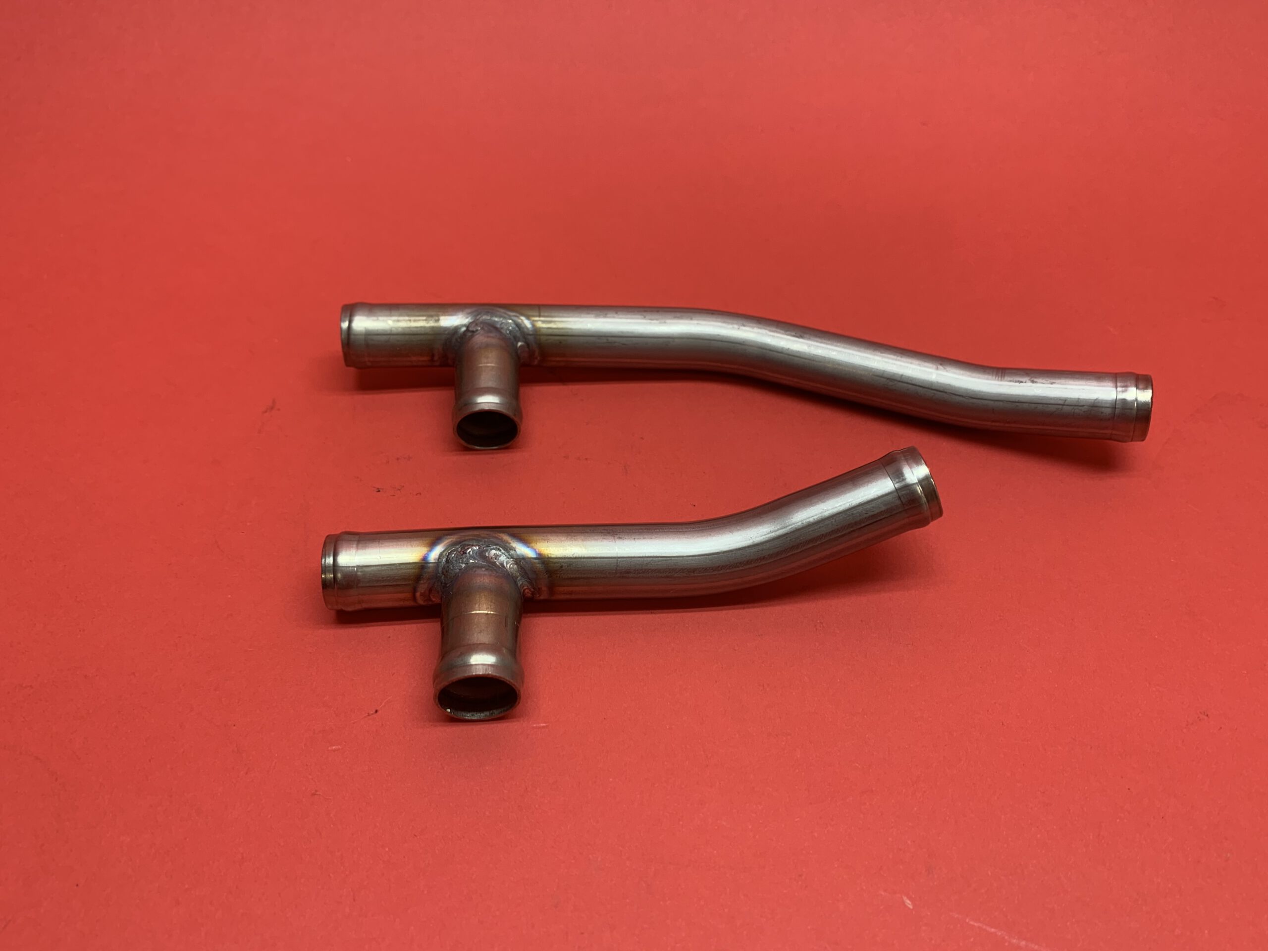 Set di 2 tubi passanti per stufe in acciaio inox con uscita extra per montaggio scambiatore di calore - immagine 3