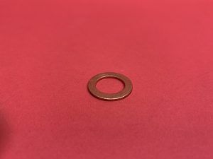 Copper washer drain plug gearbox