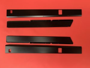 Spülung Aluminium schwarz Set