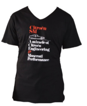 Shirt V-neck Miracle COLOR Black SIZE- L