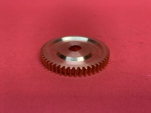 Window mechanism gear brass
