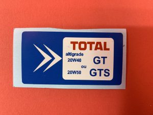 Oil sticker Total