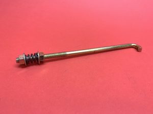 Accu beugel bevestigingspen met moer en veer 17,5 cm